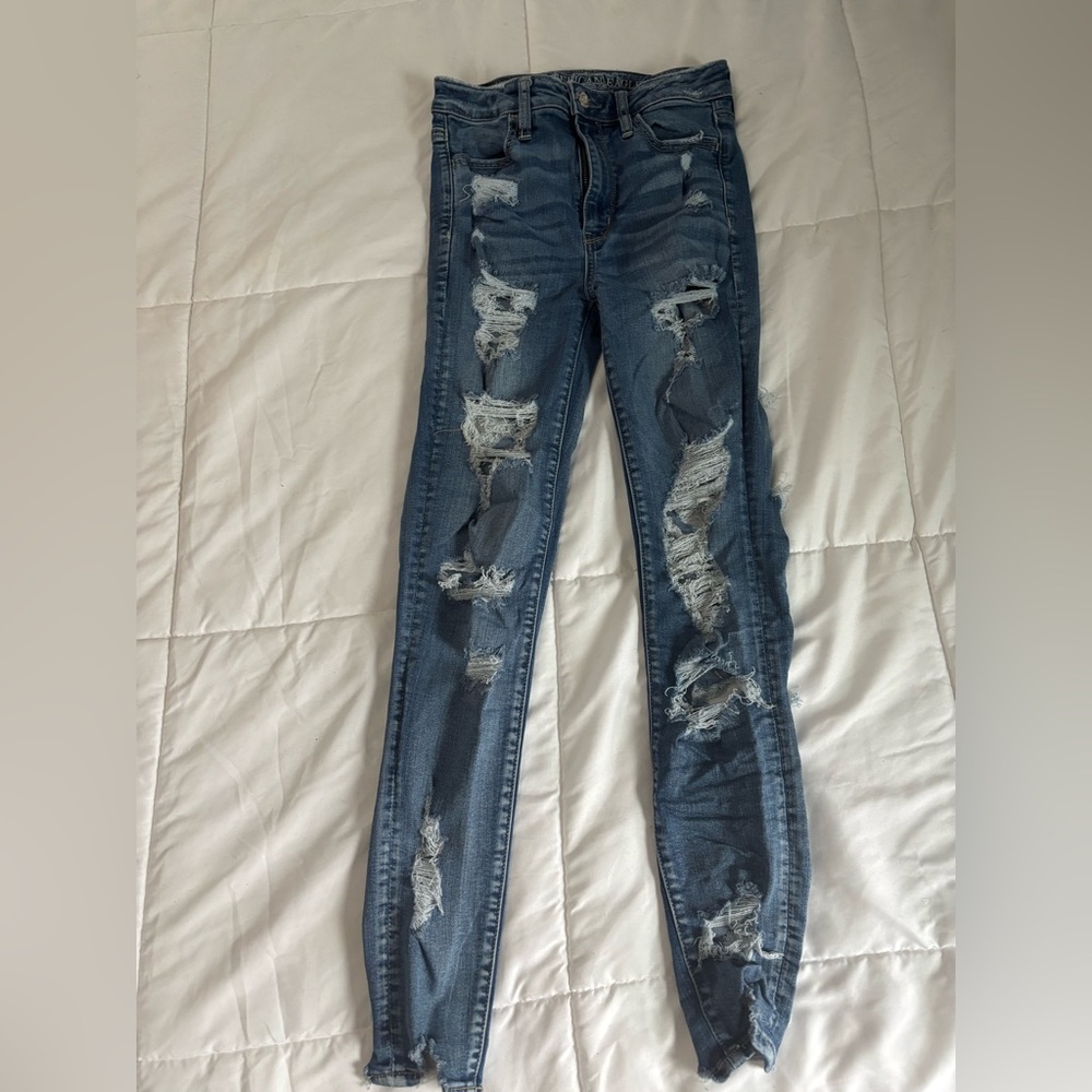 American Eagle high waist skinny jeans